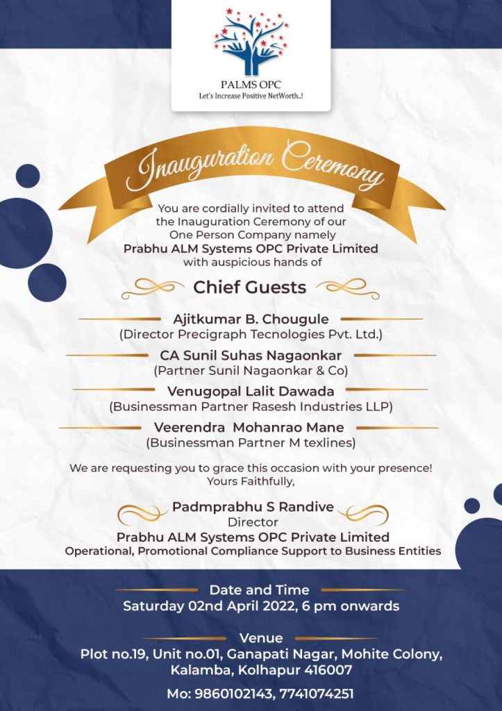 Inauguration Ceremony